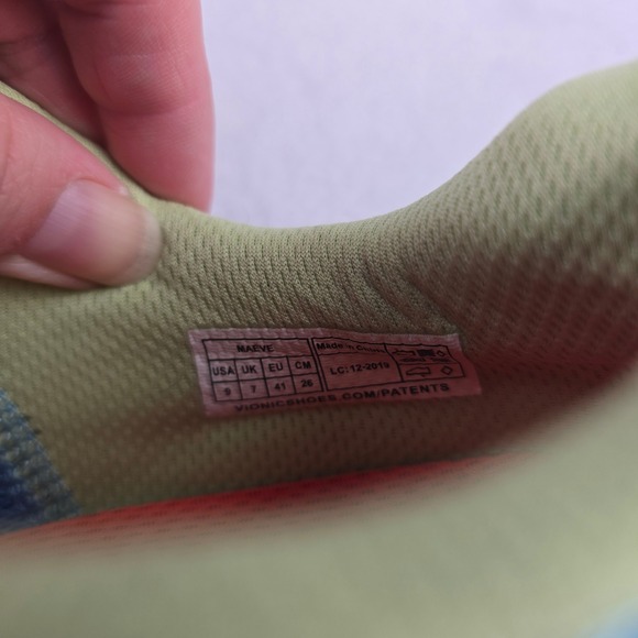 Vionic Maeve Athletic Shoes Womens Size 7 Blue Lace Up Sneakers Comfort - Picture 8 of 8